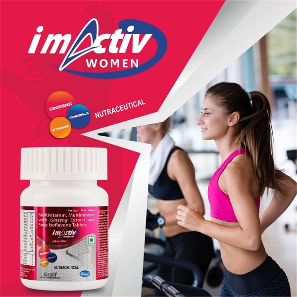 IM Activ Multivitamin Tablets For Women For Boosts Immunity, Builds Strength And Energy 30 Tablets