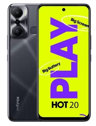 Infinix HOT 20 Play (Racing Black, 64 GB)  (4 GB RAM) - Black