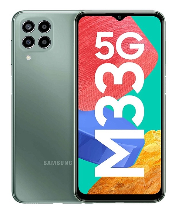 SAMSUNG Galaxy M33 5G (Mystique Green, 128 GB)  (8 GB RAM) - mystique green, 8GB-128GB
