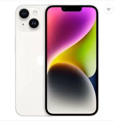 APPLE iPhone 14 (Starlight, 256 GB) - White, 256GB