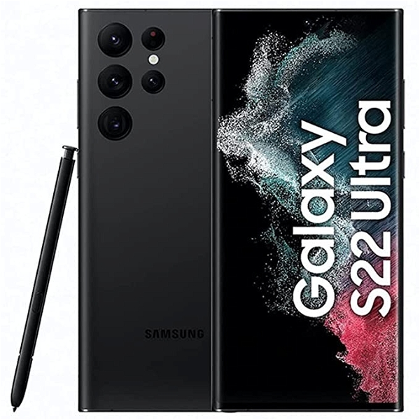 Samsung Galaxy S22 Ultra 5G (12GB, 512GB Storage) Without Offer, Dark Red - Black, 12GB-512GB