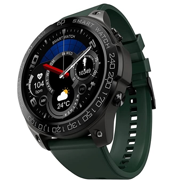 Fire-Boltt Dagger 1.43" AMOLED Display Smartwatch - green, 1.43