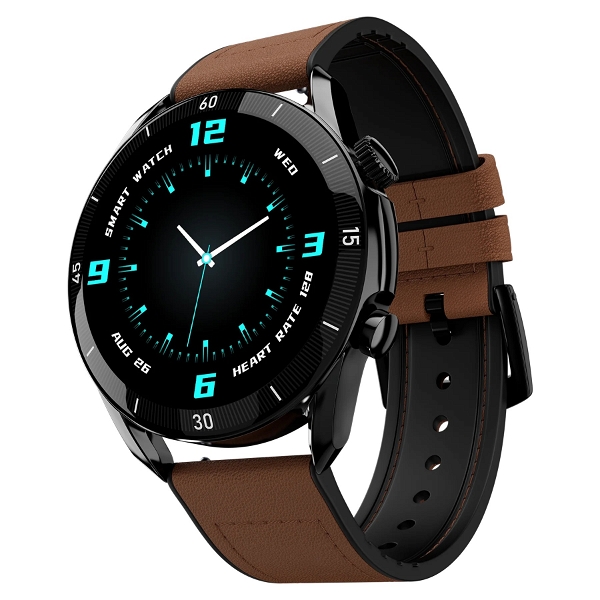 Fire-Boltt Legacy 1.43 AMOLED Bluetooth Calling with First Ever Wireless Charging Smartwatch  (Brown Strap, 1.43) - Brown, 1.43