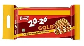 PARLE 20-20 GOLD CASHEW ALMOND COOKIES