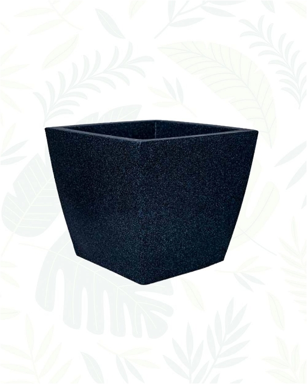 CUBO N-40 PLANTER 16 In - Midnight Stone