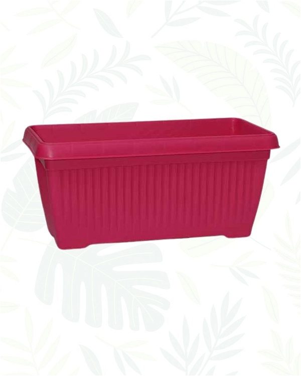 BELLO RECTANGLE PLANTER - 11.8 Inch, Pink