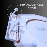 astia Ultimate Toilet Seat Cover: Strong, Soft, Hygienic, and Universally-Fitting - 36x37x2, White, u-shaped