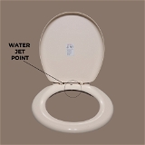 astia Ultimate Toilet Seat Cover: Strong, Soft, Hygienic, and Universally-Fitting - 36x37x2, Cream, u-shped