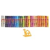 Camel Oil Pastel With Reusable Plastic Box - 25 Shades - 1PC