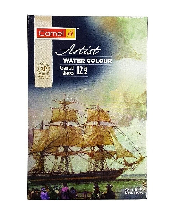 Camel Artists Water Colour Tubes 12 Shades 5ml