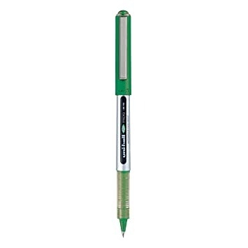 Uni-Ball Eye UB 157 Roller Pen | Tip Size 0.7 Mm | Comfortable Grip - GREEN, 1PC