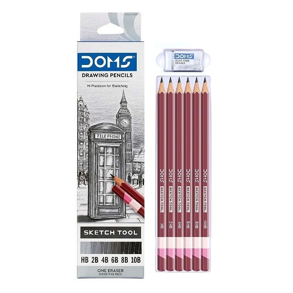 DOMS Drawing Pencil Set Of 6
