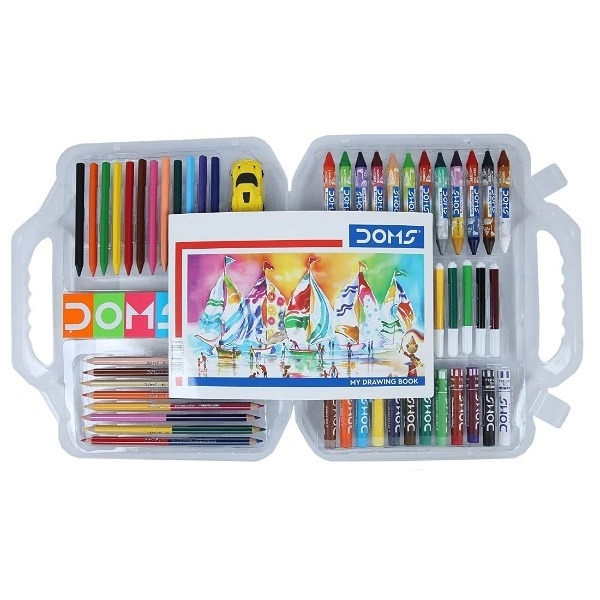 DOMS Gifting Range For Kids Art Apps NXT Kit With Plastic Carry Case, Multicolour
