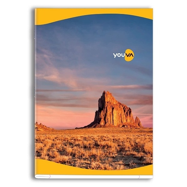 Youva |Single Line 160pg Notebook |19 Cm X 31 Cm Long Size - 160pg, 6pc