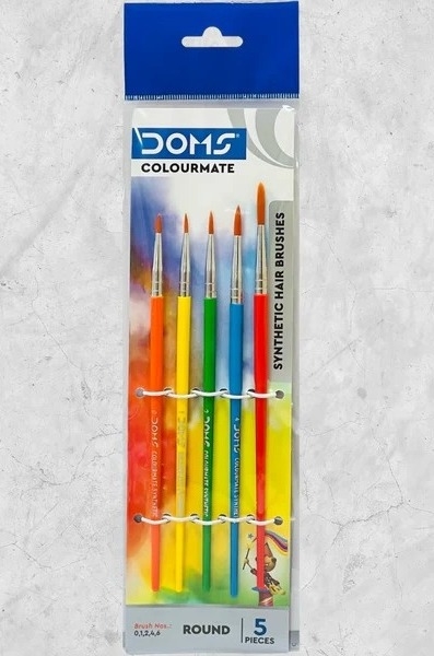 Round DOMS COLORMATE BRUSHES SET - 1pc