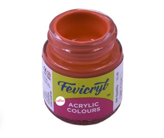 Fevicryl Acrylic Indian Red 10 Colour- 15 ML - 2pc