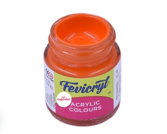 Fevicryl Acrylic Orange 17 Colour- 15 ML