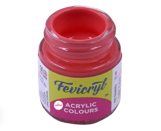 Fevicryl Acrylic Corel Red 66 Colour- 15 ML