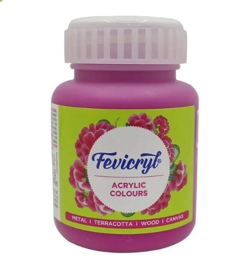 Fevicryl Deep Brilliant Purple 64 Acrylic Colours 100ml Pidilite