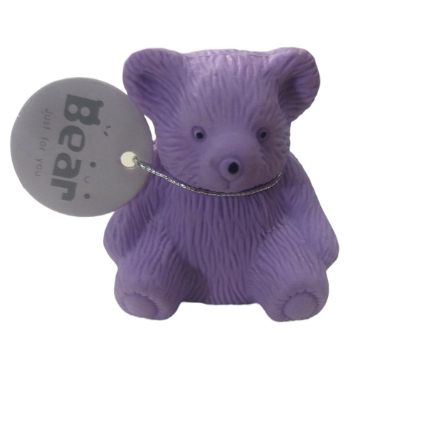Bear SHARPENER With Eraser - purple