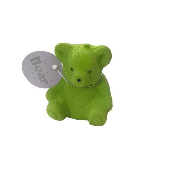 Bear SHARPENER With Eraser - green