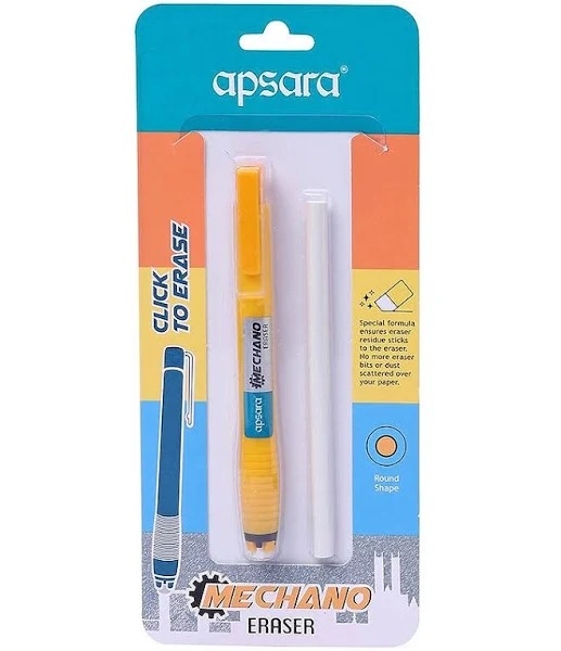 Pen shape eraser apsara eraser
