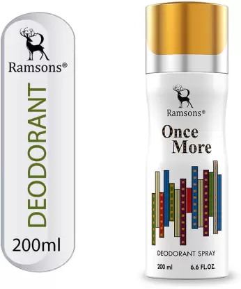 RAMSONS Once More Deodorant Spray - For Men & Women  (200 ml)