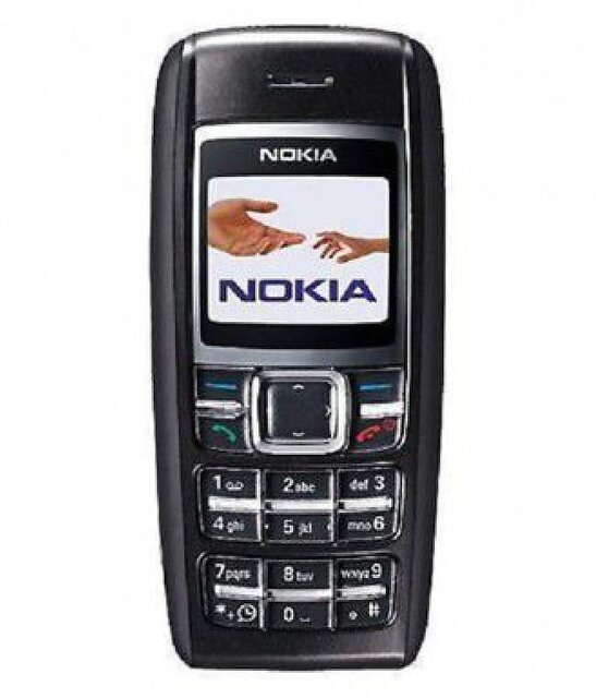 Refurbished Nokia 1600 (Single SIM, 1.4 Inch Display, Black) - Superb Condition, Like New - Assorted