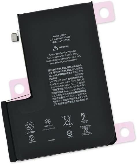 Mobile Battery for Apple iPhone 12 Pro Max - 3687 mAh ( 6 Month Warranty)