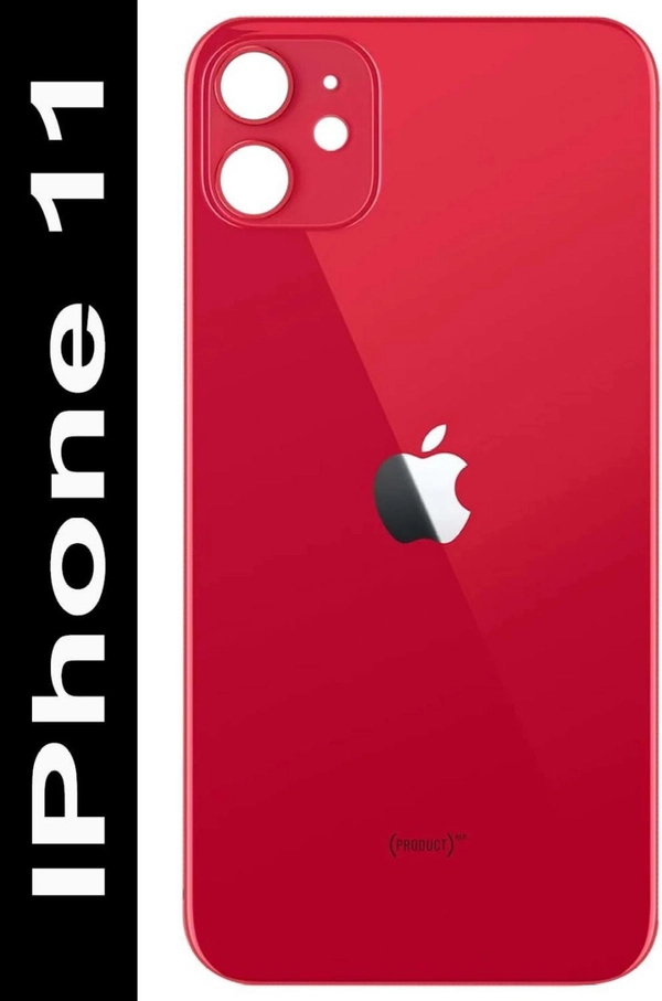 Iphone Replacement Part for Rear(Back) Glass Panel Compatible with (iPhone 11 ) 1yr  Warranty  - Red