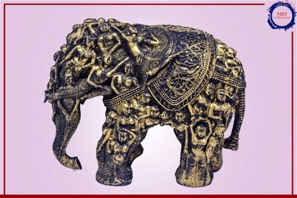Jaipuri Haathi Elephant 10 Inche - 10 Inch