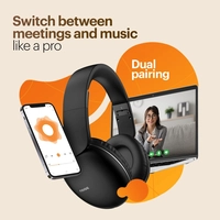 Noise Two Wireless On Ear Headphones with 50 Hours Playtime, Low Latency - Radiance Blue