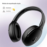 boAt Rockerz 551ANC Bluetooth Hybrid Active Noise Cancellation Over Ear Headphones with Up to 100H Playtime - Black