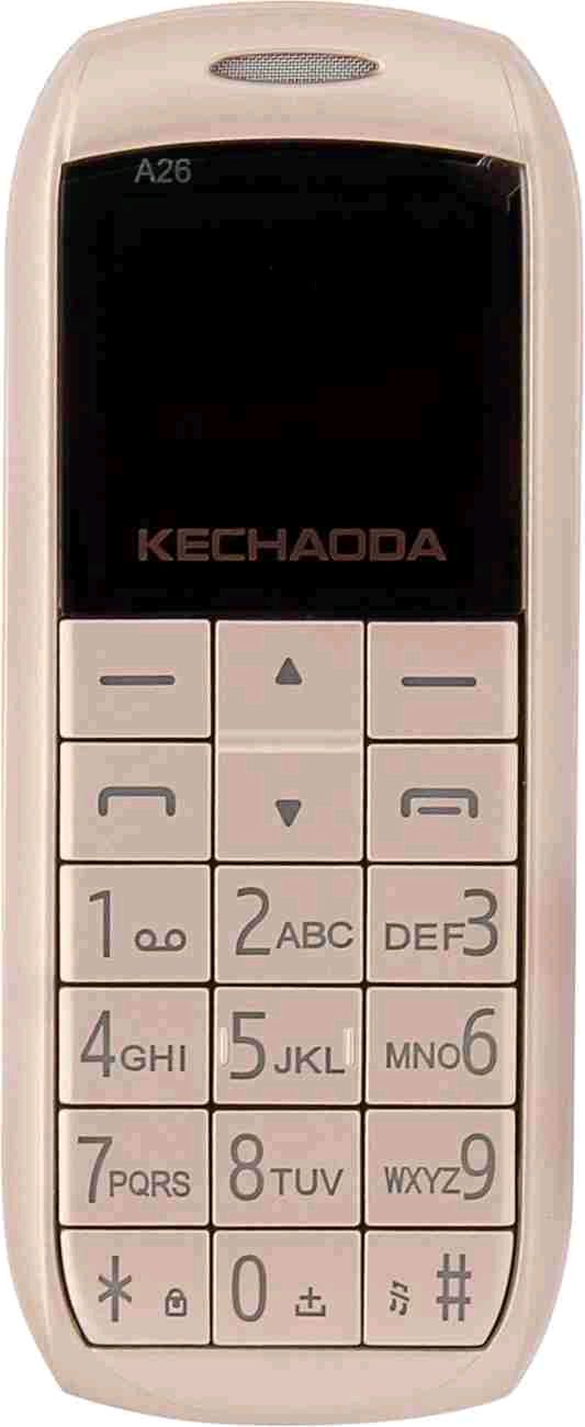 KECHAODA A26 Dual Sim Mobile Phone (Bluetooth Size,Black, 16MB) - Pink