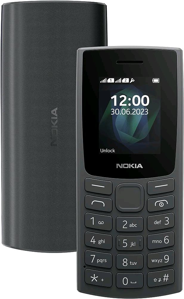 Nokia All-new 105 Dual Sim 2023 Keypad Phone with Built-in UPI Payments, Long-Lasting Battery, Wireless FM Radio - Mine Shaft