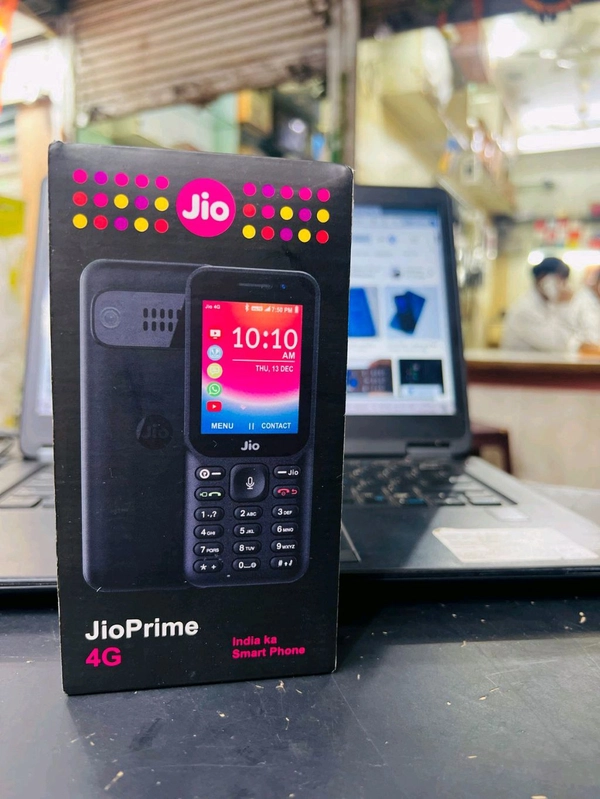 Jio New Launch Mobile 4g Support Black Look F320 Model - Black