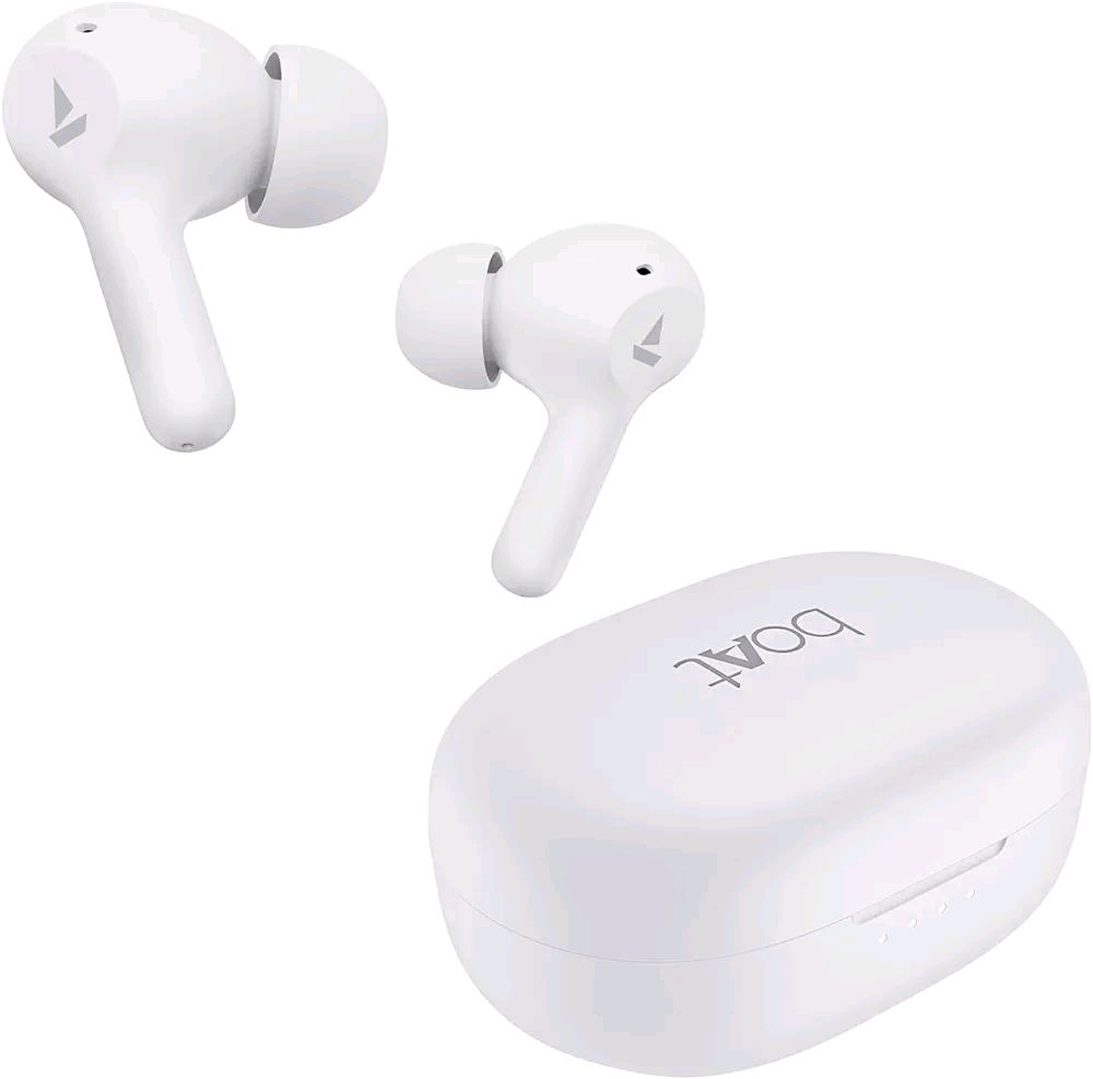  Refurbished boAt Newly Launched Airdopes 71 TWS Earbuds with 40 Hours Playtime, - Black