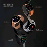 beatXP Evoke 1.43” Super Retina AMOLED Display Bluetooth Calling Smart Watch - Black