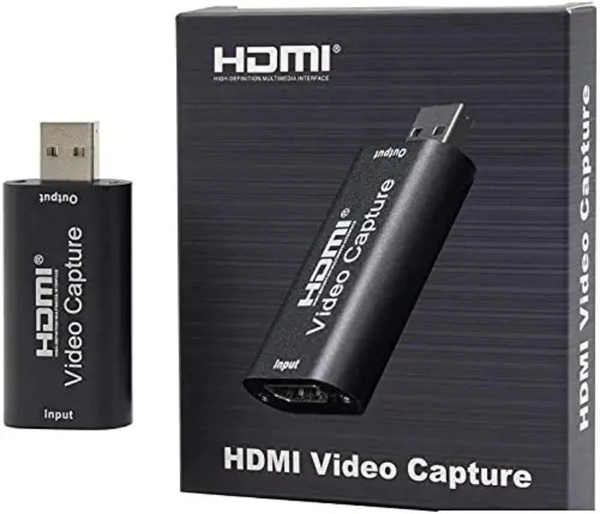 Audio Video Capture Cards, HDMI to USB 2.0/USB High Definition Full HD 1080p 30fps Record via DSLR Camcorder Action Cam for Acquisition,Live Streaming,Gaming,Teaching,Conference