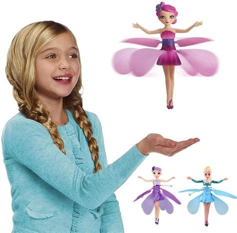 Flying Princess Doll Magic Infrared Induction Control Toy, Play Game RC Flying Toy ,Mini Drone Indoor and Outdoor Toys for Kids Boys Girls 6 7 8 9 10 Year Old Gifts