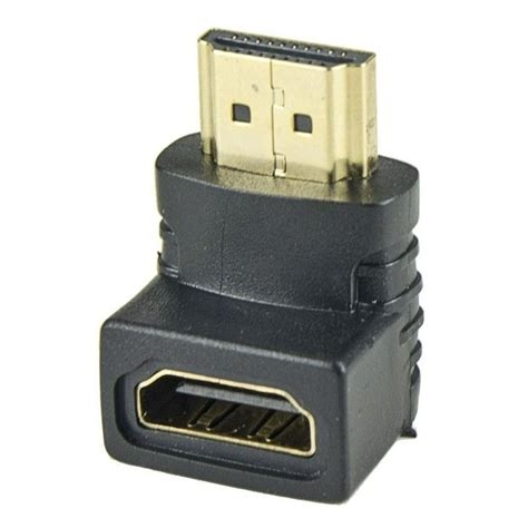 Hdmi Male Female L Shape Connector( Pack of 2 )