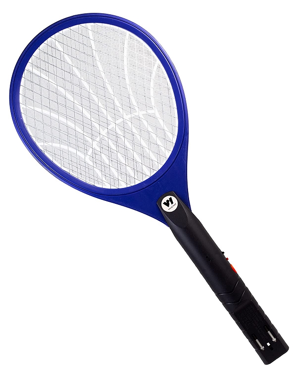 Heavy Duty Rechargeable Mosquito Killer Bat Racket with Powerful Battery