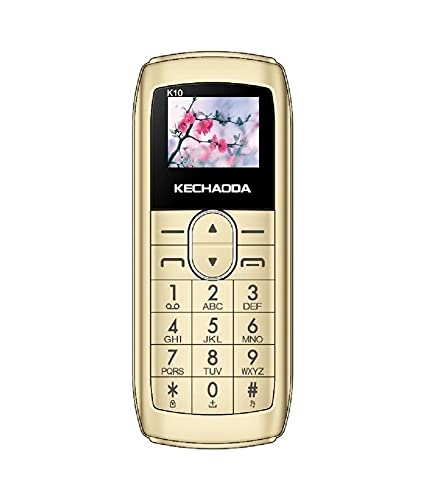 KECHAODA 1.68cm (0.66 inch) Display Single Sim Finger Bluetooth Phone, Wireless FM, 300mAh Battery K10 Random Colour