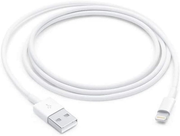 Lightning to USB Cable Apple Certified (Mfi) Sync & Charge Cable for iPhone, Ipad and iPod. Fast Charging Lightning Cable, (1.M) - White