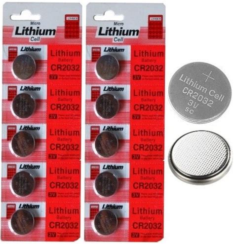 Micro Lithium Cell Cr2032 Coin Battery 3V Computer Motherboard Cmos Battery Cell Camera Battery Charger (Pack of 5 piece)