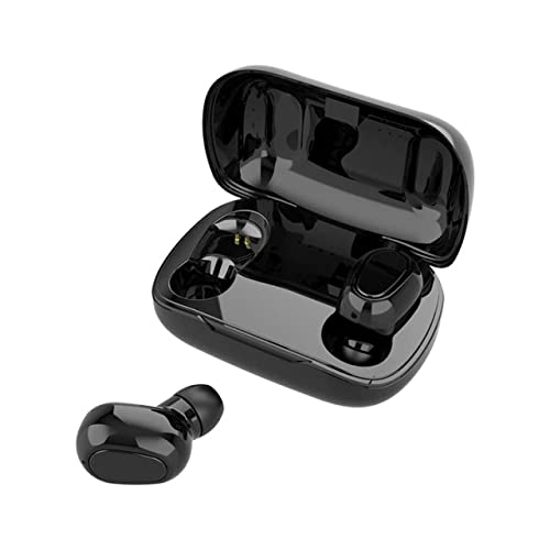 TWS L21 Wireless In Ear Earbuds 300mah Battery,Bluetooth 5.0,Easy Button Control,Total Playback One time 4 Hrs Play time,Attractive Design Black