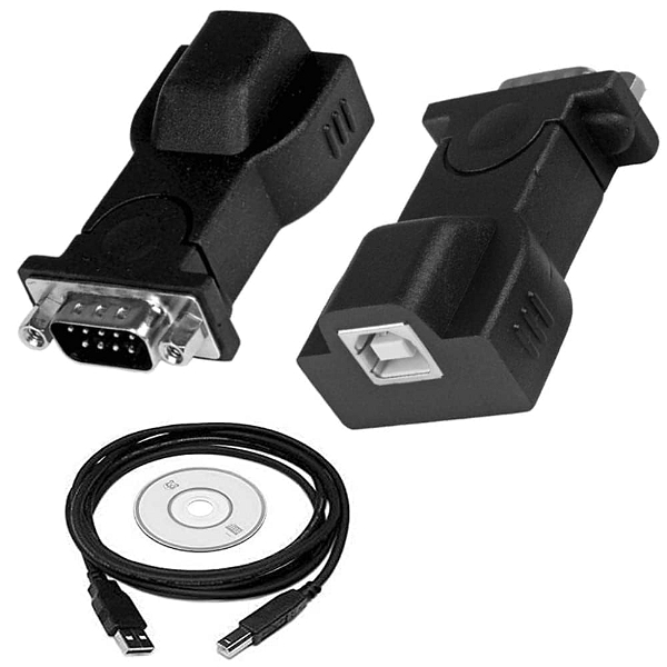 USB to RS232 Serial DB9 Adapter Cable Add an RS232 Serial Port to Your Laptop or Desktop Computer Through USB