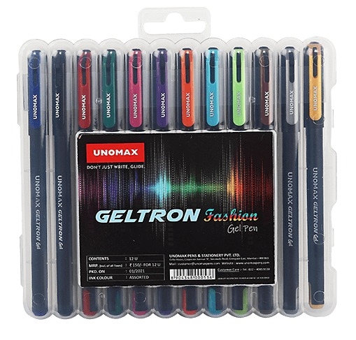 Unomax Geltron Fashion Colour Gel Pen