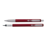 Parker Vector Standard Fountain Pen & Ball Pen Red Colour Body