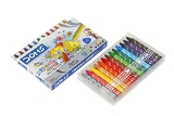 Doms Tri Jumbo Wax Crayons 12+1 Shades